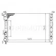 Radiateur, refroidissement du moteur THERMOTEC D7F024TT - Visuel 2