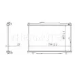 Radiateur, refroidissement du moteur THERMOTEC D7P019TT - Visuel 2