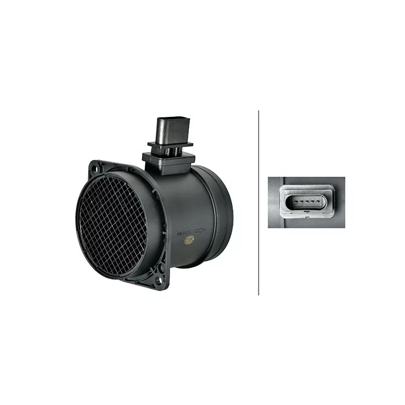 Débitmètre de masse d'air HELLA 8ET 358 166-551