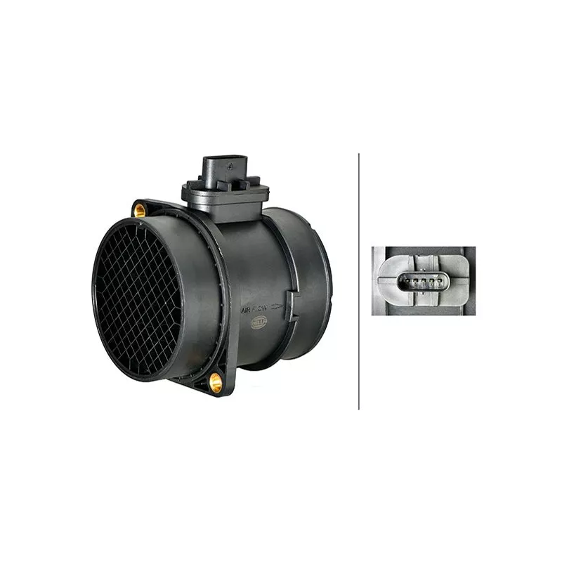 Débitmètre de masse d'air HELLA 8ET 358 166-571