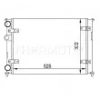 Radiateur, refroidissement du moteur THERMOTEC D7W029TT - Visuel 2