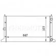 Radiateur, refroidissement du moteur THERMOTEC D7W031TT - Visuel 2
