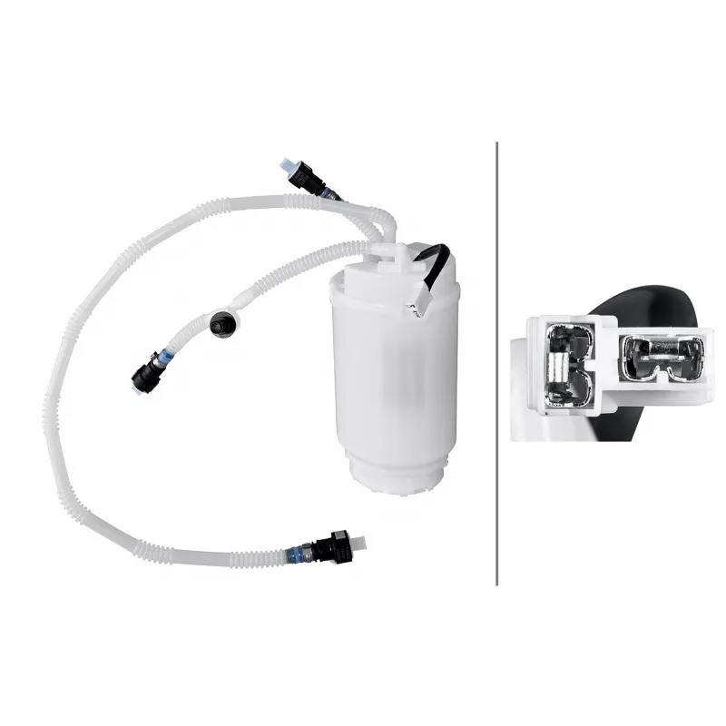 Pot de stabilisation, pompe à carburant HELLA 8TF 358 306-351