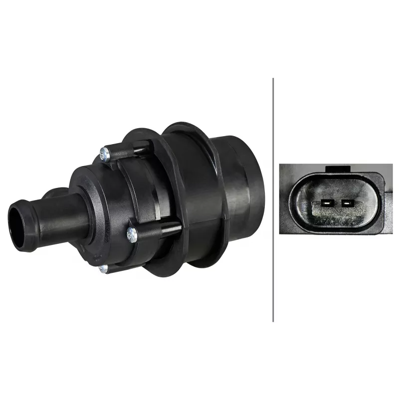 Pompe à eau auxiliaire (circuit d'eau de refroidiss) HELLA 8TW 358 304-611