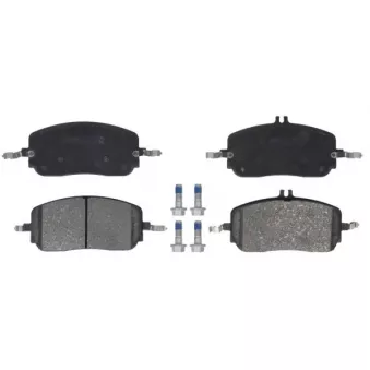 Jeu de 4 plaquettes de frein avant ABE C1M079ABE