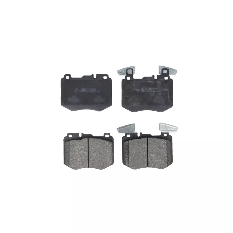 Jeu de 4 plaquettes de frein avant ABE C1M082ABE