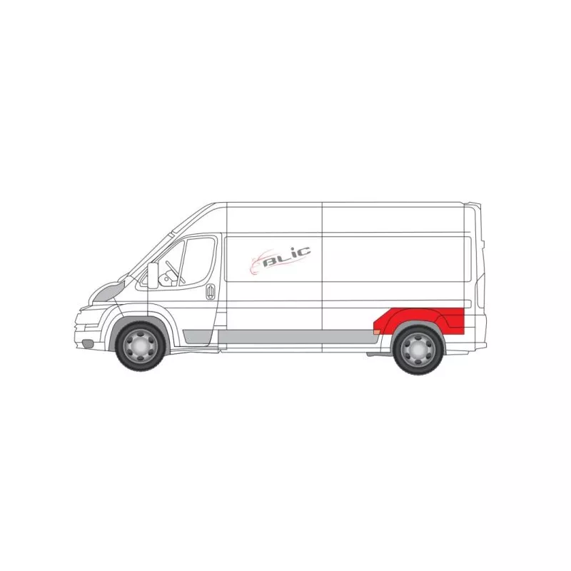 Doublure d'aile arrière gauche BLIC 6504-03-2097531K