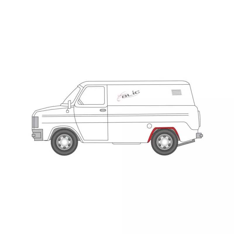 Doublure d'aile arrière gauche BLIC 6504-03-2511591K