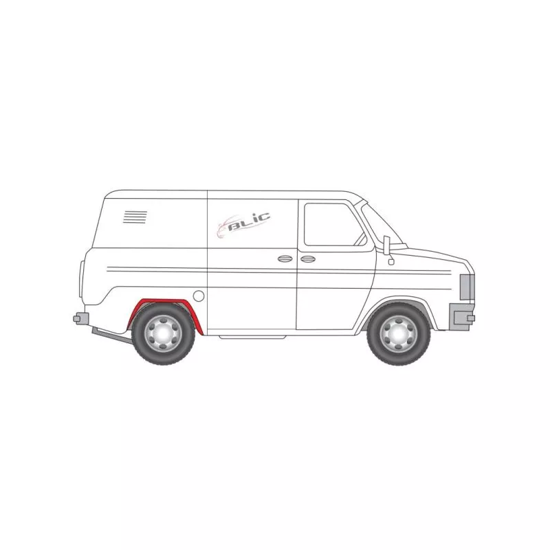 Doublure d'aile arrière gauche BLIC 6504-03-2511592K