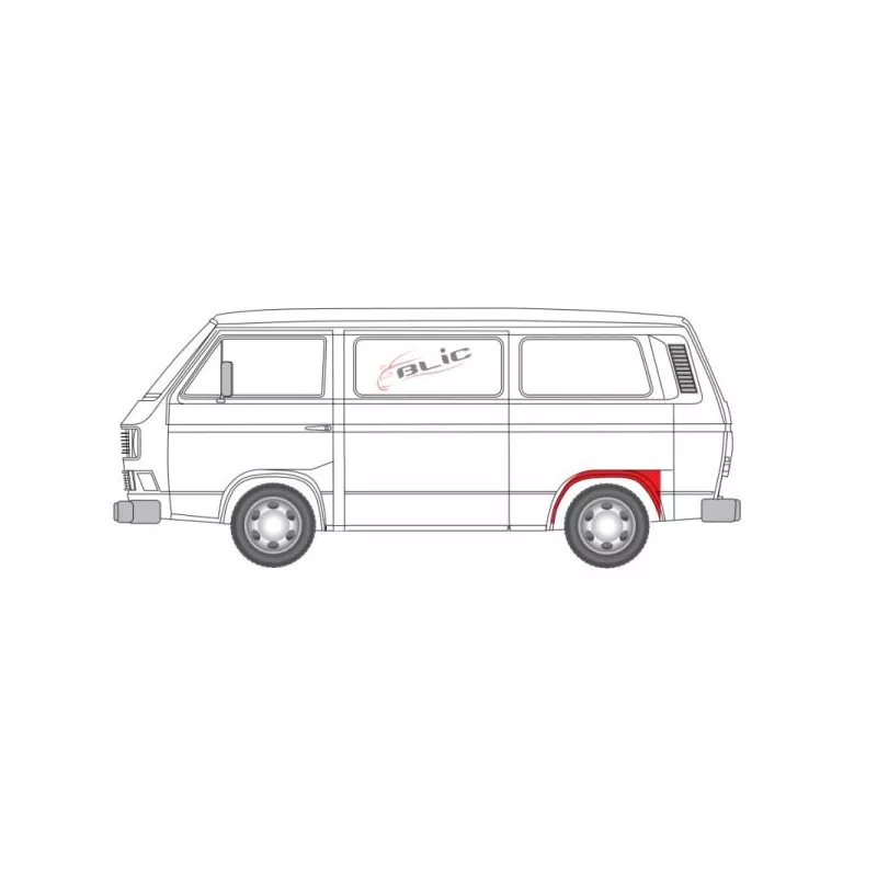 Doublure d'aile avant gauche BLIC 6504-03-9557593K