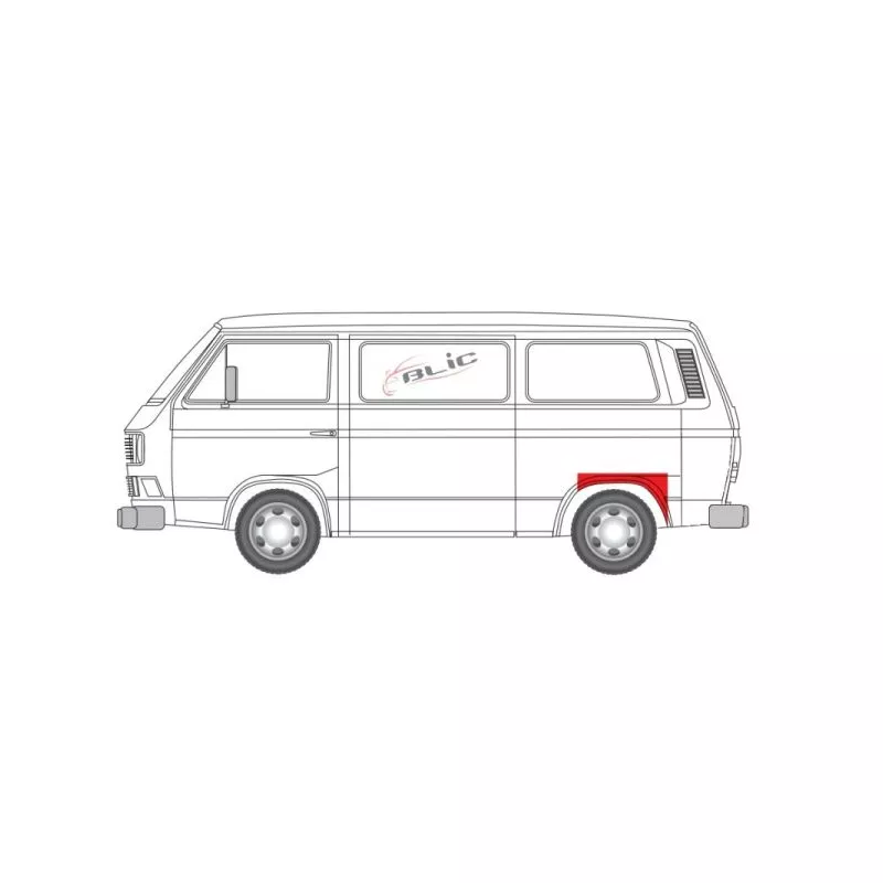 Doublure d'aile avant gauche BLIC 6504-03-9557597K