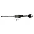 Arbre de transmission avant droit PASCAL G2B035PC - Visuel 1