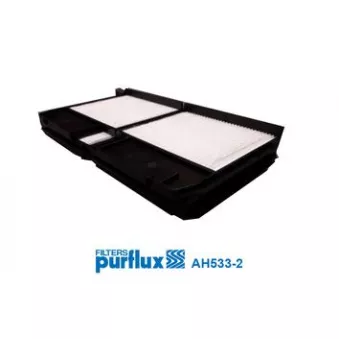 Filtre, air de l'habitacle PURFLUX AH533-2