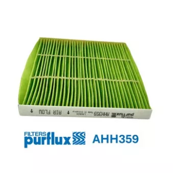 Filtre, air de l'habitacle PURFLUX AHH359