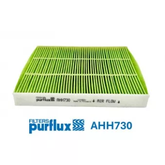 Filtre, air de l'habitacle PURFLUX AHH730