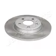 Jeu de 2 disques de frein avant JAPANPARTS DP-0909C - Visuel 1