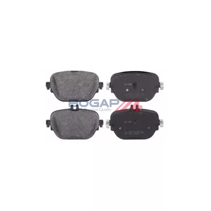 Jeu de 4 plaquettes de frein avant BOGAP C8210221