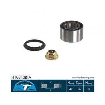 Roulement de roue avant BTA H10312BTA