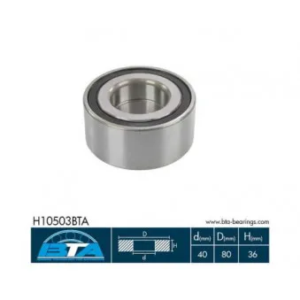 Roulement de roue avant BTA H10503BTA