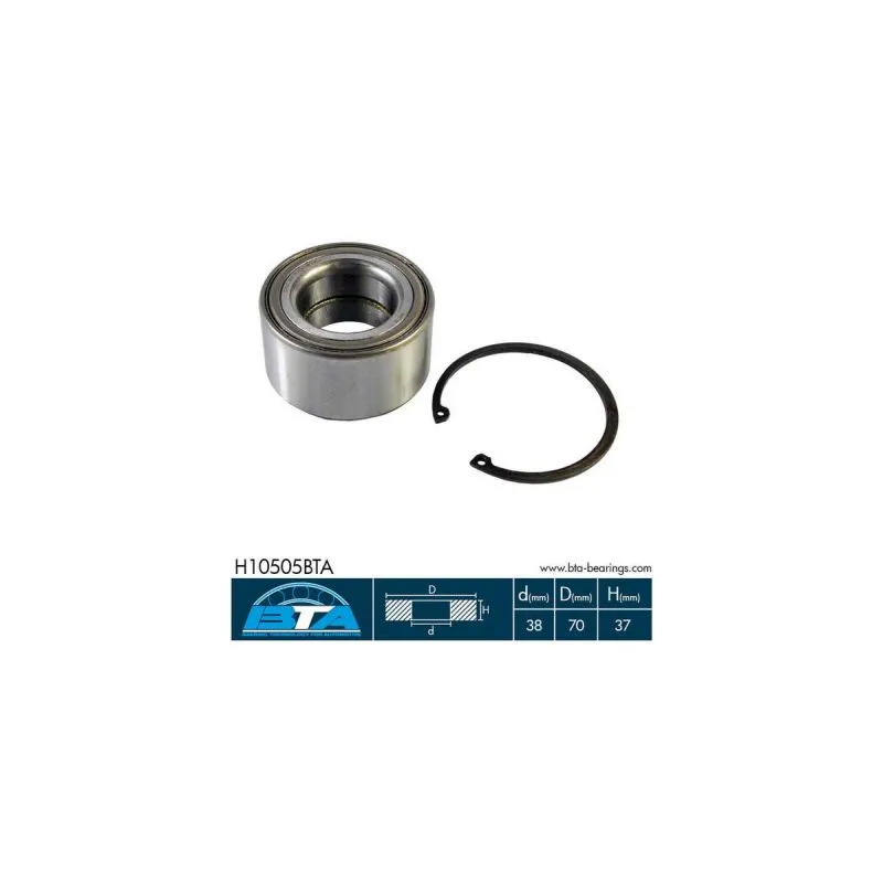 Roulement de roue avant BTA H10505BTA