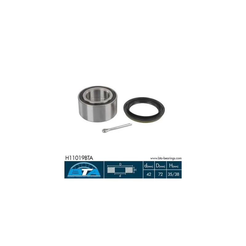 Roulement de roue avant BTA H11019BTA