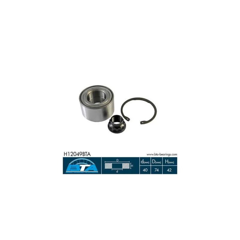 Roulement de roue avant BTA H12049BTA
