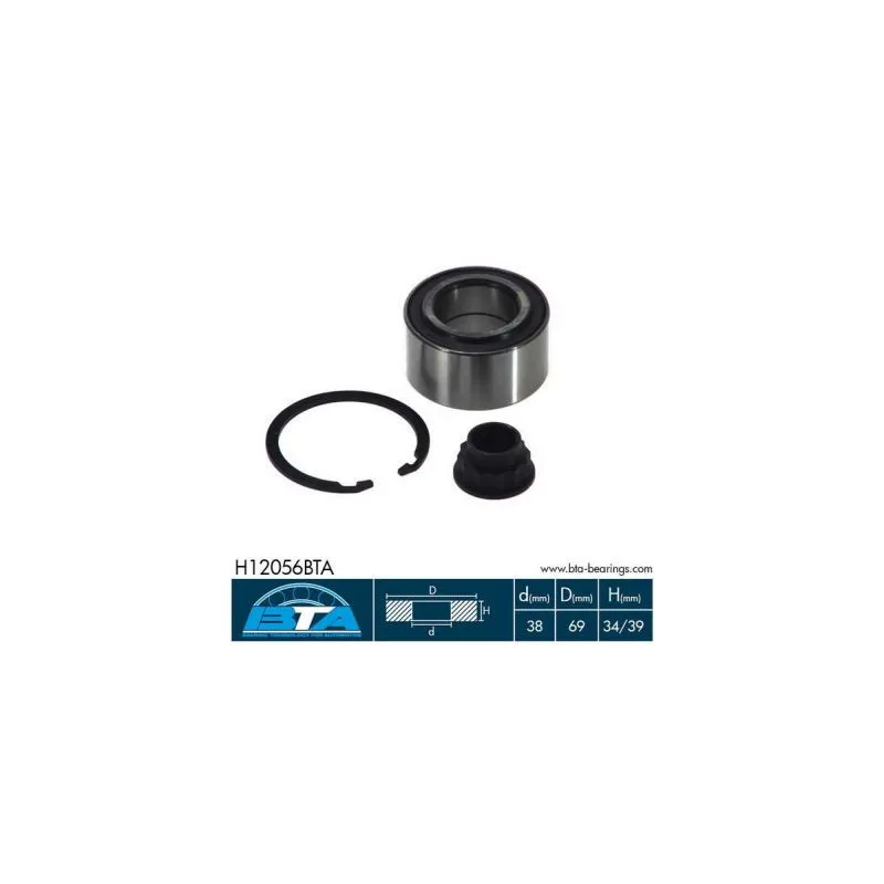 Roulement de roue avant BTA H12056BTA