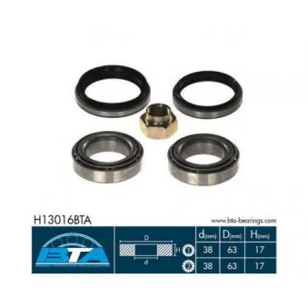 Roulement de roue avant BTA H13016BTA