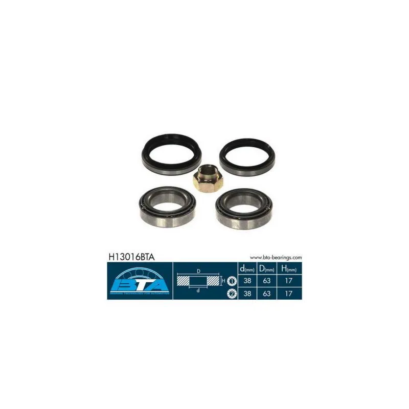 Roulement de roue avant BTA H13016BTA