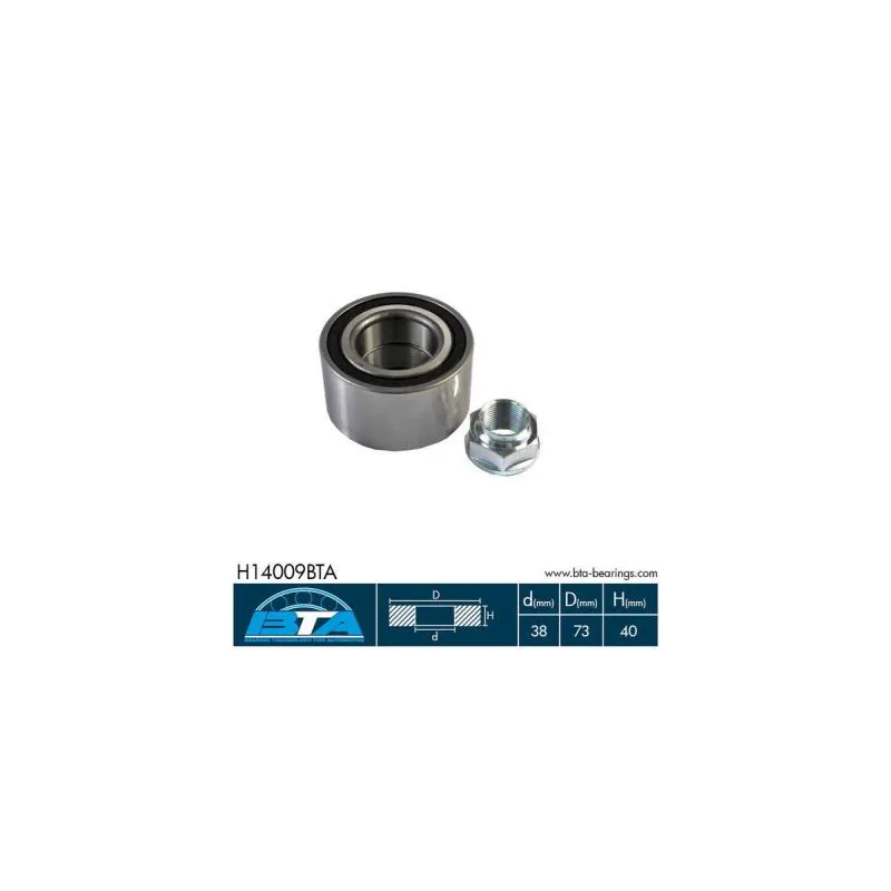 Roulement de roue avant BTA H14009BTA