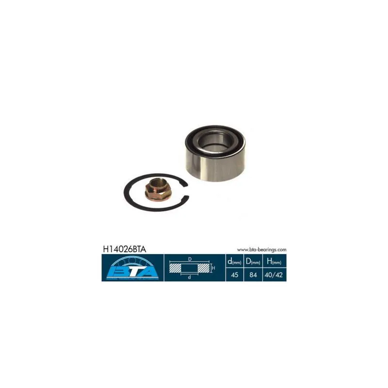 Roulement de roue avant BTA H14026BTA