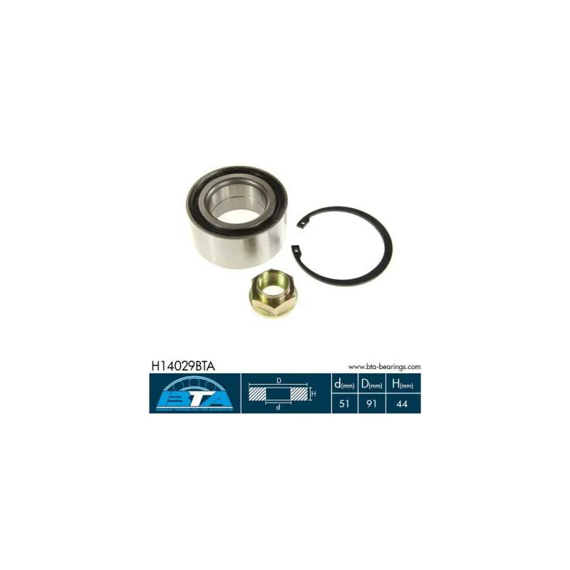 Roulement de roue avant BTA H14029BTA