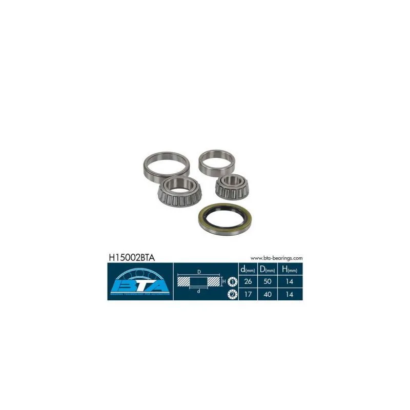 Roulement de roue avant BTA H15002BTA