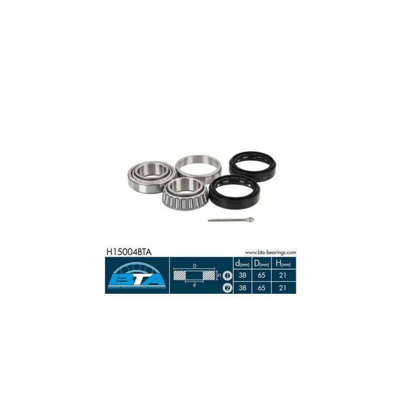 Roulement de roue avant BTA H15004BTA