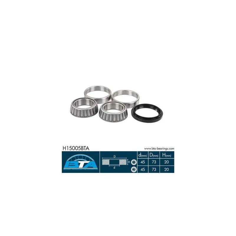 Roulement de roue avant BTA H15005BTA