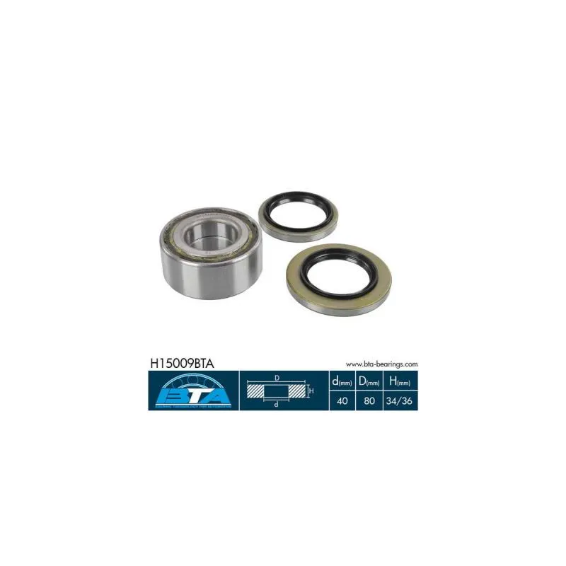Roulement de roue avant BTA H15009BTA