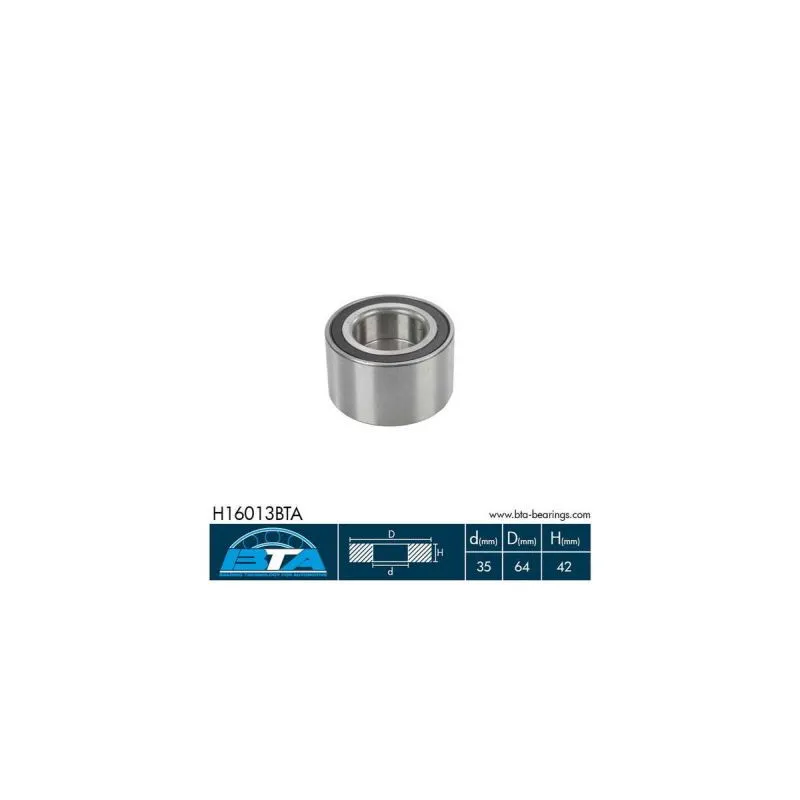Roulement de roue avant BTA H16013BTA