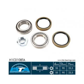 Roulement de roue avant BTA H1C010BTA