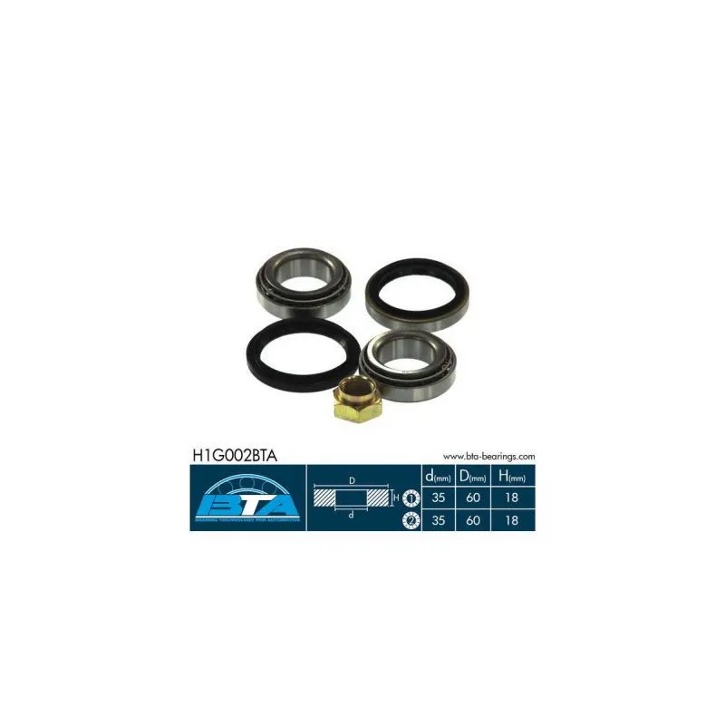 Roulement de roue avant BTA H1G002BTA