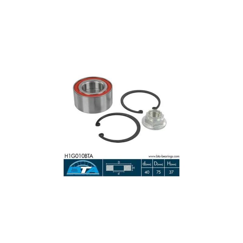 Roulement de roue avant BTA H1G010BTA