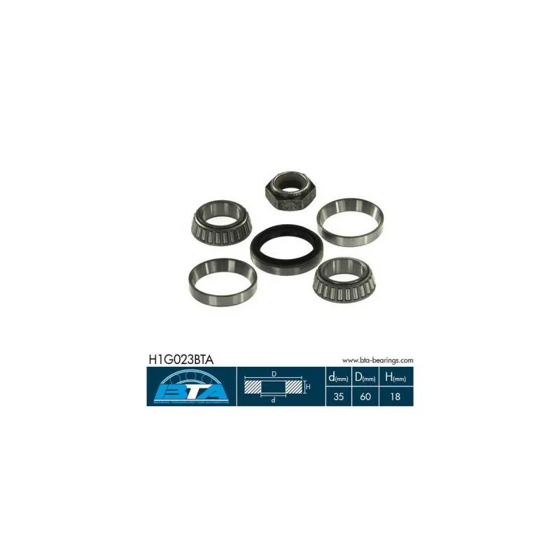 Kit de roulements de roue avant gauche BTA H1G023BTA