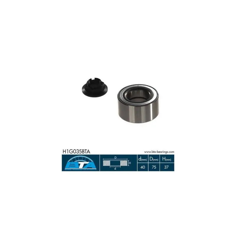 Roulement de roue avant BTA H1G035BTA
