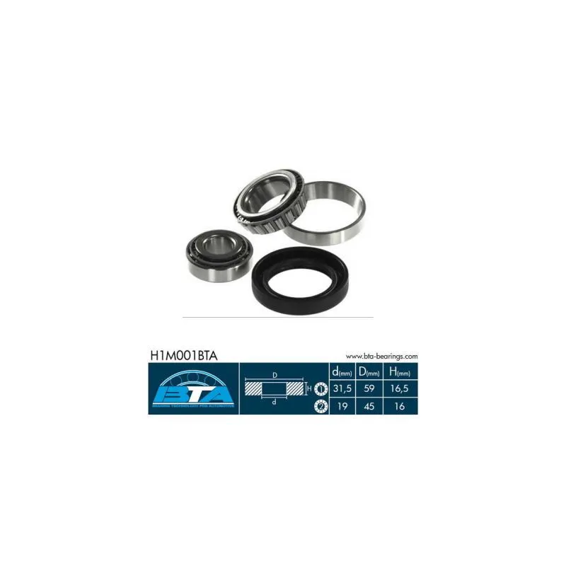 Roulement de roue avant BTA H1M001BTA