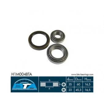 Roulement de roue avant BTA H1M004BTA