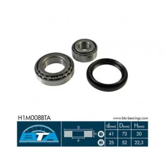Roulement de roue avant BTA H1M008BTA