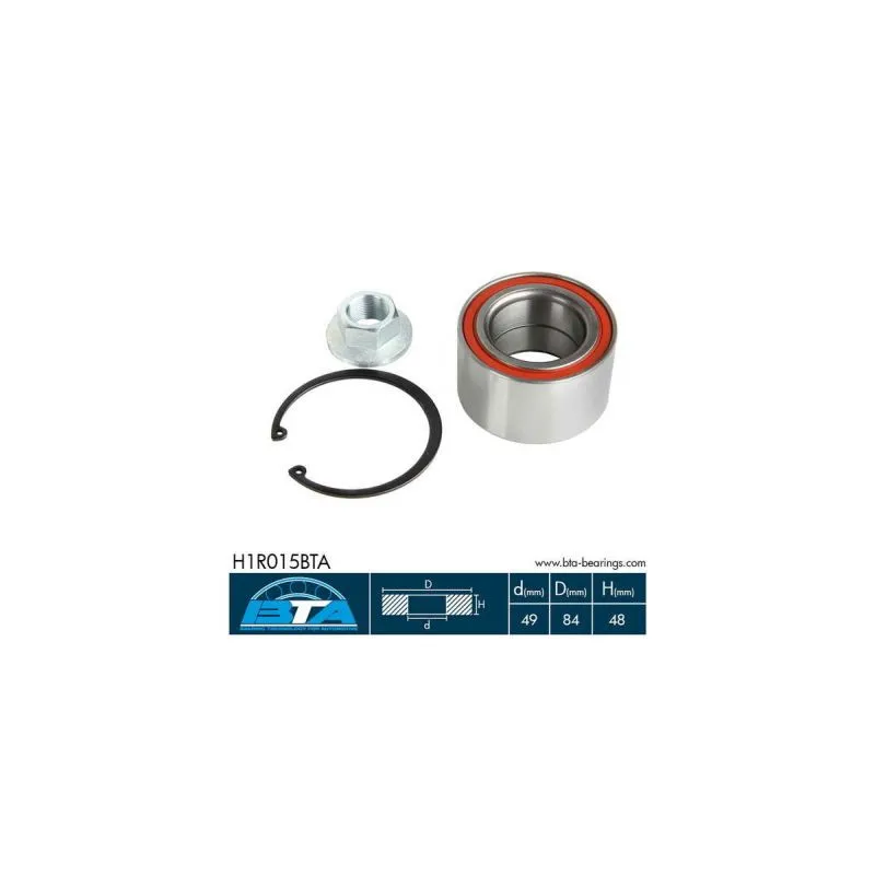 Roulement de roue avant BTA H1R015BTA