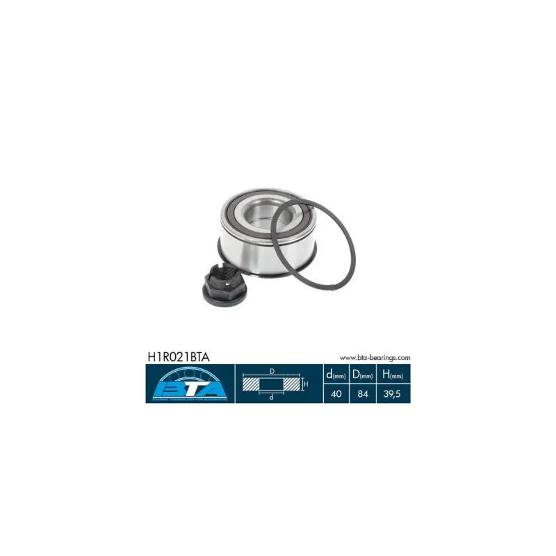 Roulement de roue avant BTA H1R021BTA