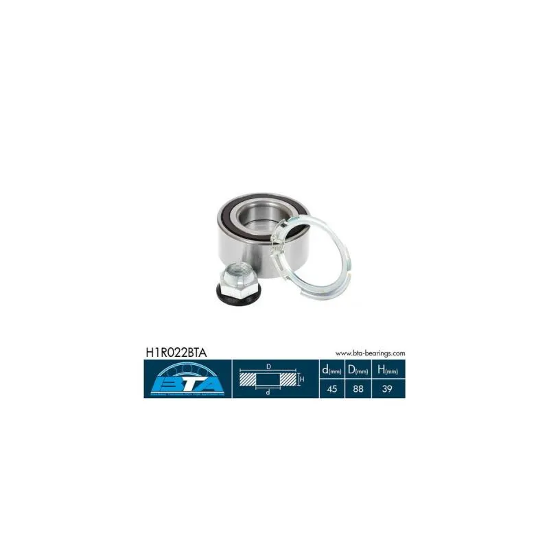 Roulement de roue avant BTA H1R022BTA