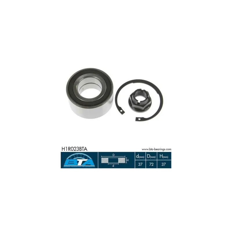 Roulement de roue avant BTA H1R023BTA