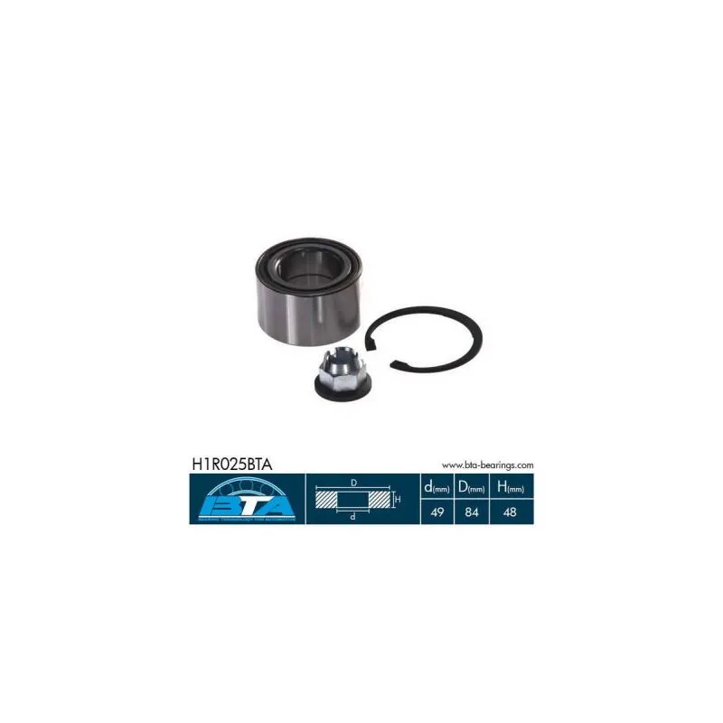 Roulement de roue avant BTA H1R025BTA